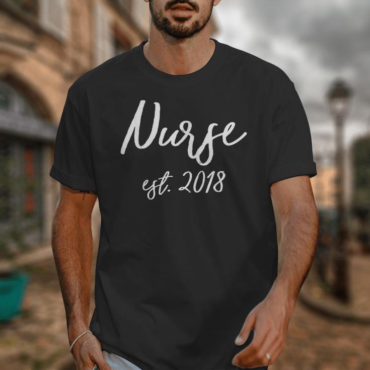NURSE EST 2018 New Nursing School Graduation Shirt Unisex T-Shirt