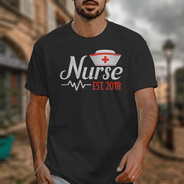 Nurse Nursing School Graduation Est 2018 Shirt Unisex T-Shirt