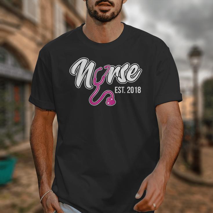 Nursing Graduation Nurse Est 2018 T-Shirt Unisex T-Shirt