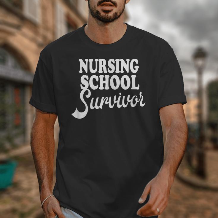 Nursing School Survivor Nurse Graduation Medical T-Shirt Unisex T-Shirt