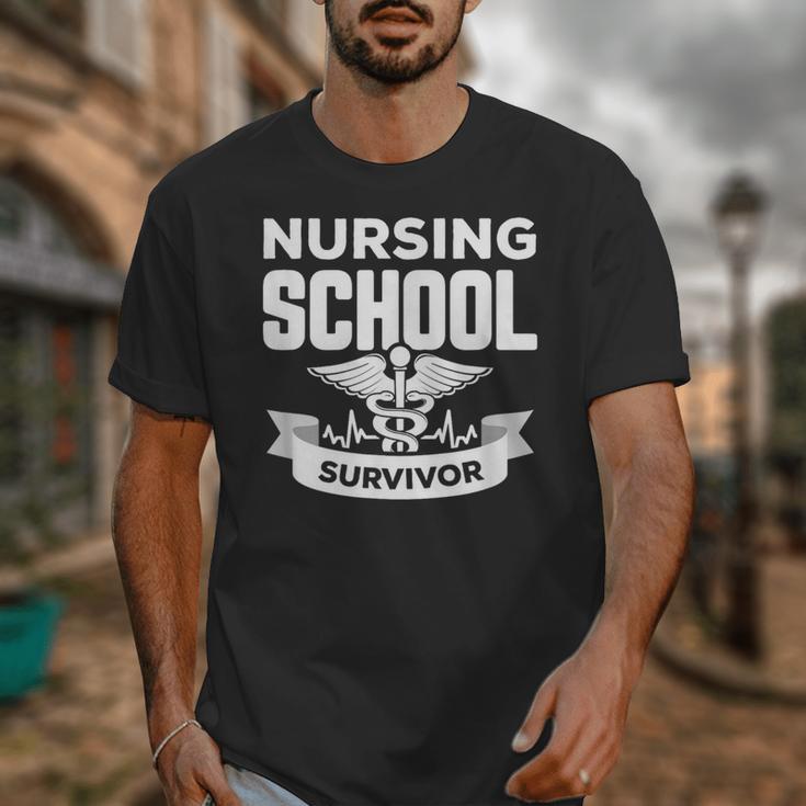 Nursing School Survivor Senior Nurse Graduation TShirt Unisex T-Shirt