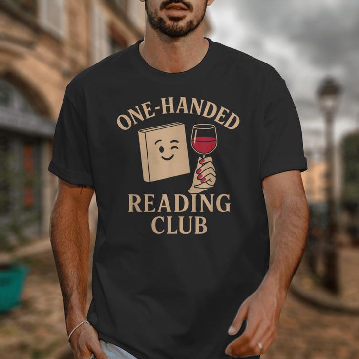 One-Handed Reading Club Smutty Book Lover Unisex T-Shirt