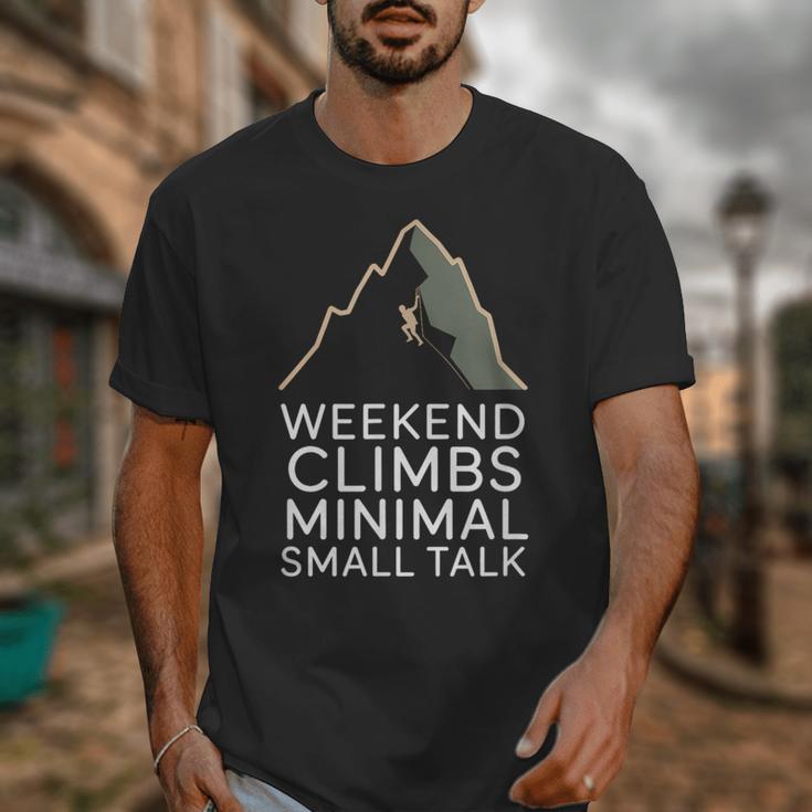 Outdoor Introvert Vibes Weekend Climber Unisex T-Shirt Outdoor Introvert Vibes Weekend Climber Unisex T-Shirt
