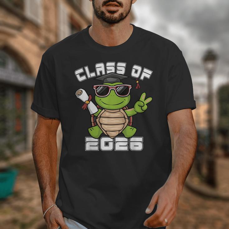 Peace Sign Hand Turtle Class Of 2026 Graduation Unisex T-Shirt