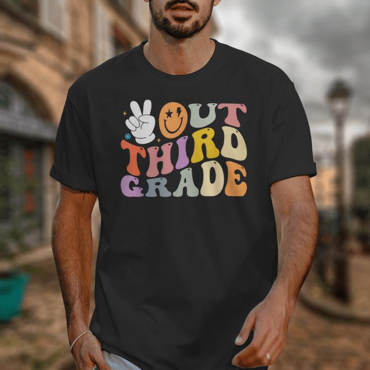 Peace Out Third 3rd Grade Graduation Graduate Class Of 2025 Unisex T-Shirt