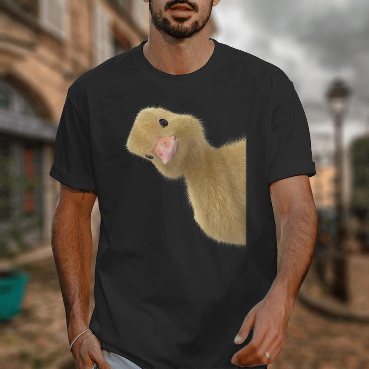 Peking Duck Peeking Chef Graduation Farm Duck Lover Unisex T-Shirt