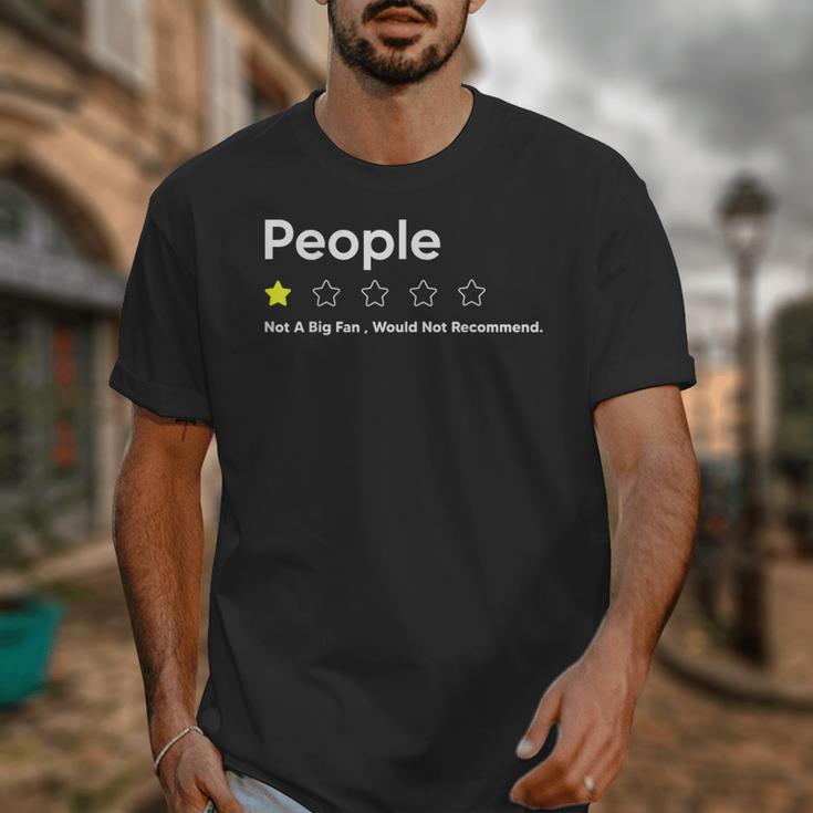 People One Star Not A Big FanWould Not Recommend Introverts Unisex T-Shirt People One Star Not A Big FanWould Not Recommend Introverts Unisex T-Shirt