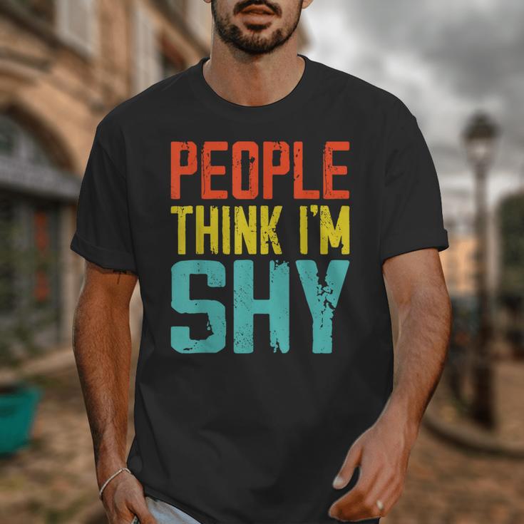 People Think I'm Shy I Introvert Unisex T-Shirt