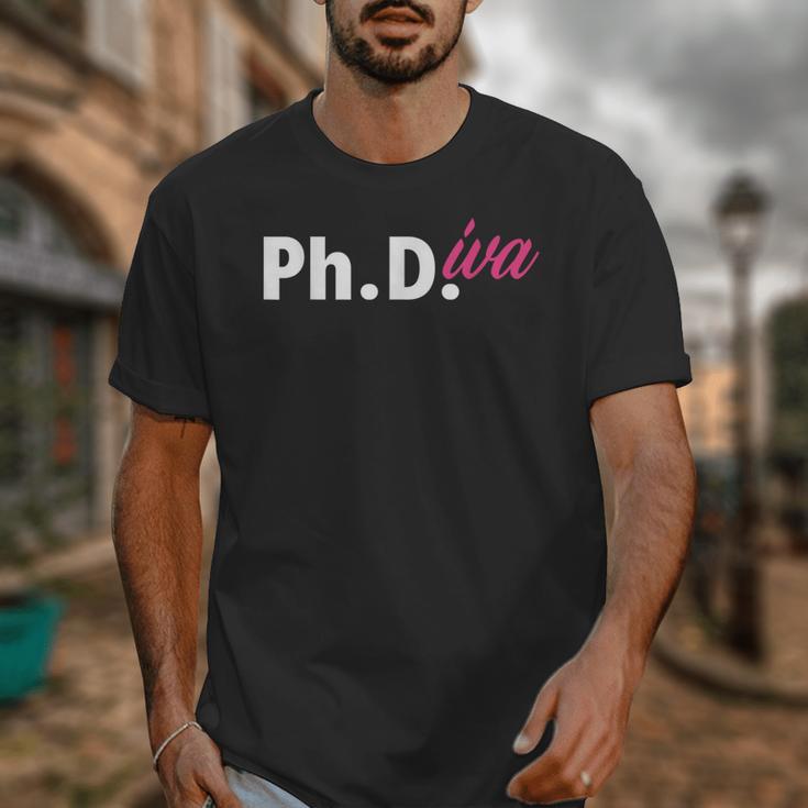 Ph Diva Women Dissertation Doctoral Degree Graduation PhD Unisex T-Shirt