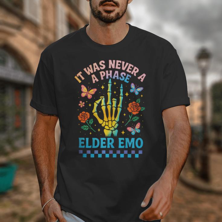 It Was Never A Phase Elder Emo Nostalgia Unisex T-Shirt