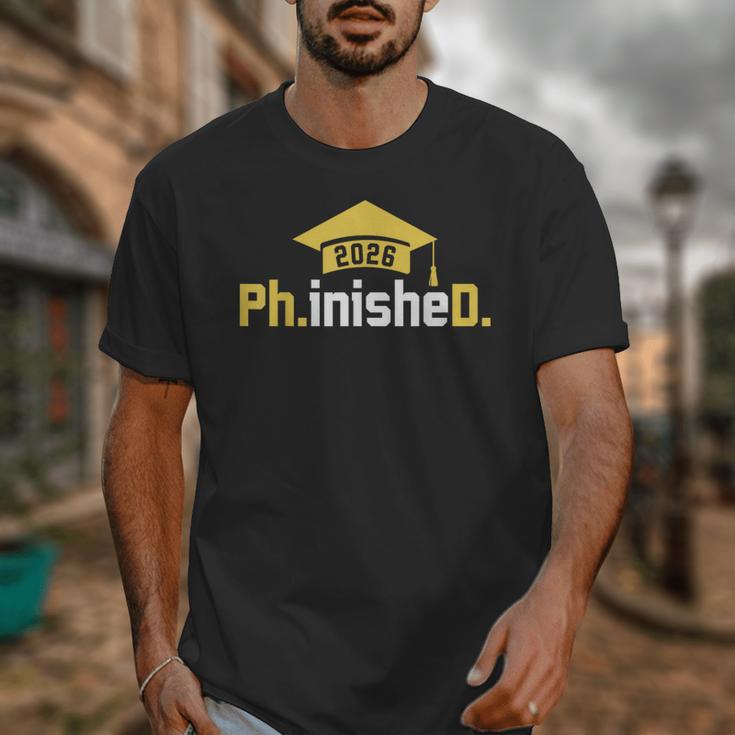 PhD Finished PhinisheD Class Of 2026 Phd Graduation Unisex T-Shirt