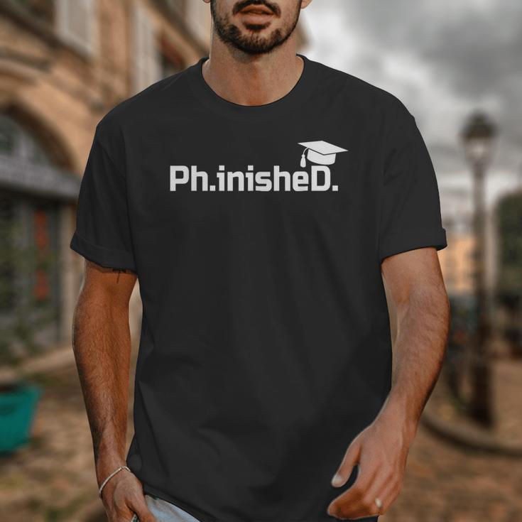 PhD Graduation Doctorate Degree Graduate PhinisheD Unisex T-Shirt