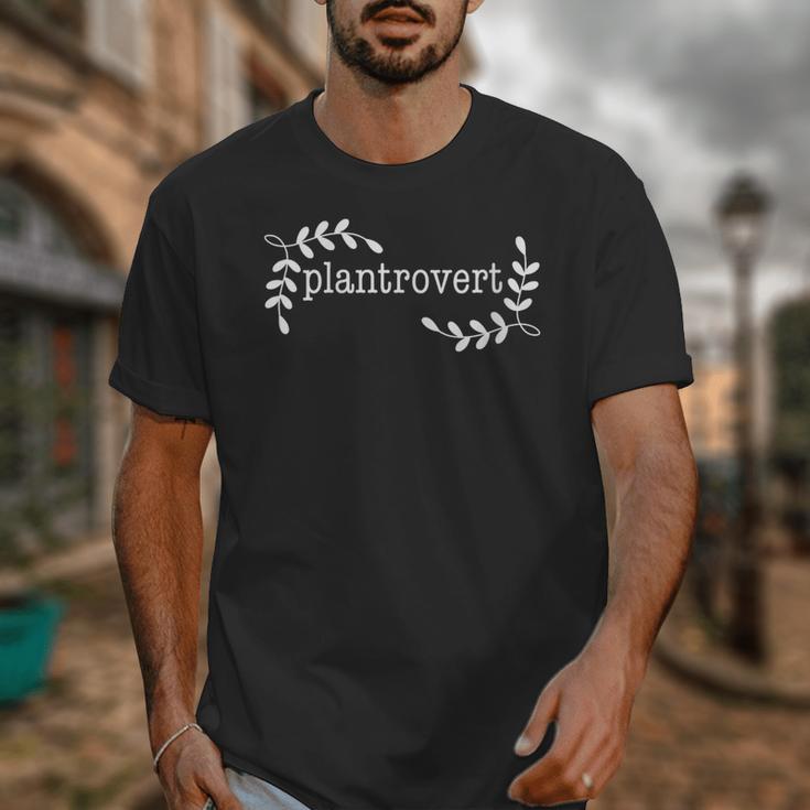 Plantrovert Introvert Gardener Plant Lady Unisex T-Shirt Plantrovert Introvert Gardener Plant Lady Unisex T-Shirt