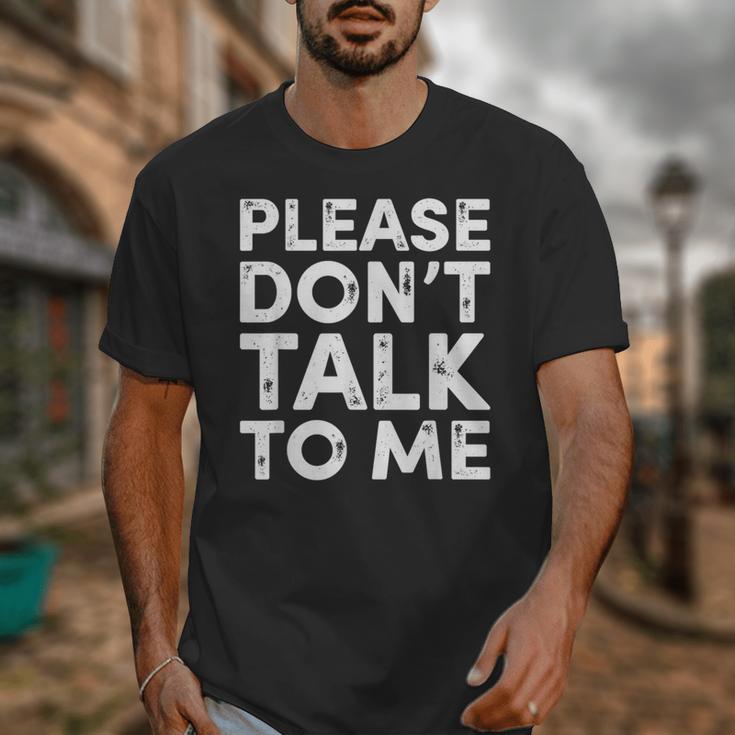 Please Don't Talk To Me Introvert Graphic Unisex T-Shirt Please Don't Talk To Me Introvert Graphic Unisex T-Shirt