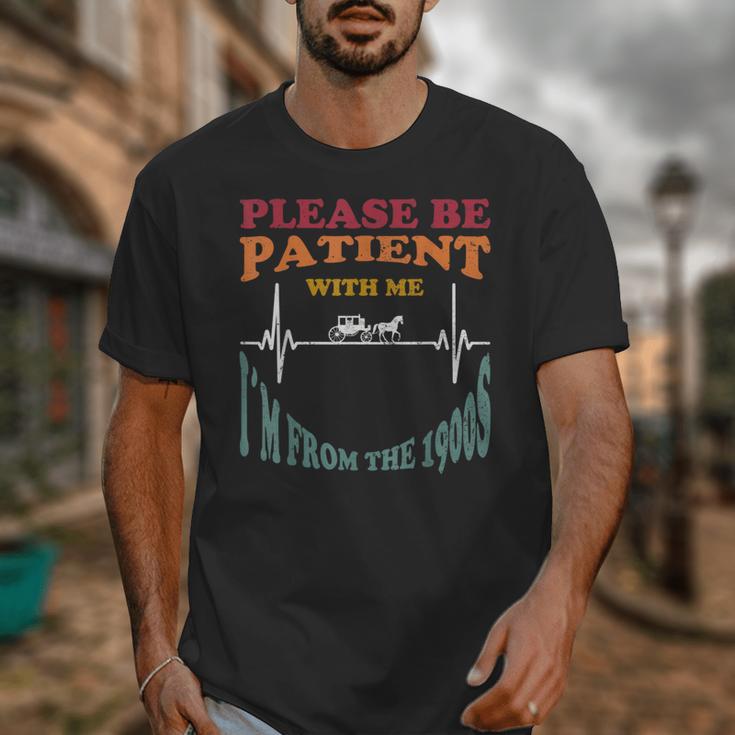 Please Be Patient With Me I'm From The 1900s Heart Beat Unisex T-Shirt