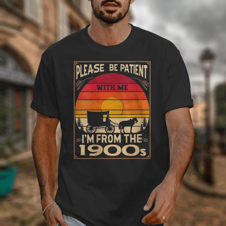 Please Be Patient I'm From The 1900s Sunset Vintage Wagon Unisex T-Shirt