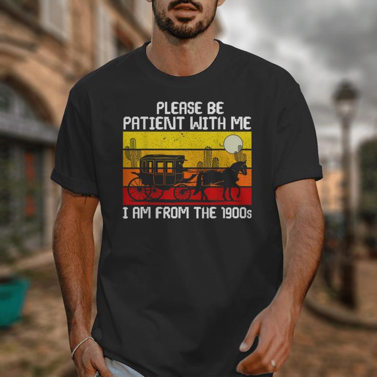 Please Be Patient With Me I'm From The 1900s Vintage Sun Set Unisex T-Shirt