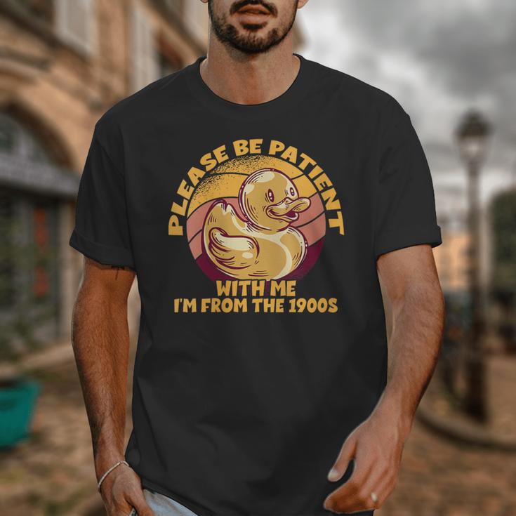 Please Be Patient I'm From The 1900s Vintage Toy Duck Unisex T-Shirt