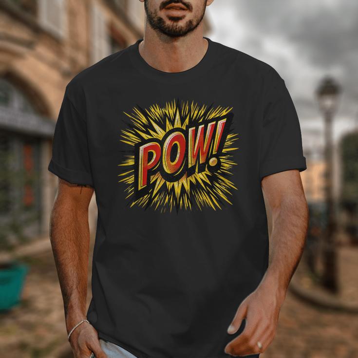 POW Comic Book Retro Artwork – Cartoon Collector Unisex T-Shirt