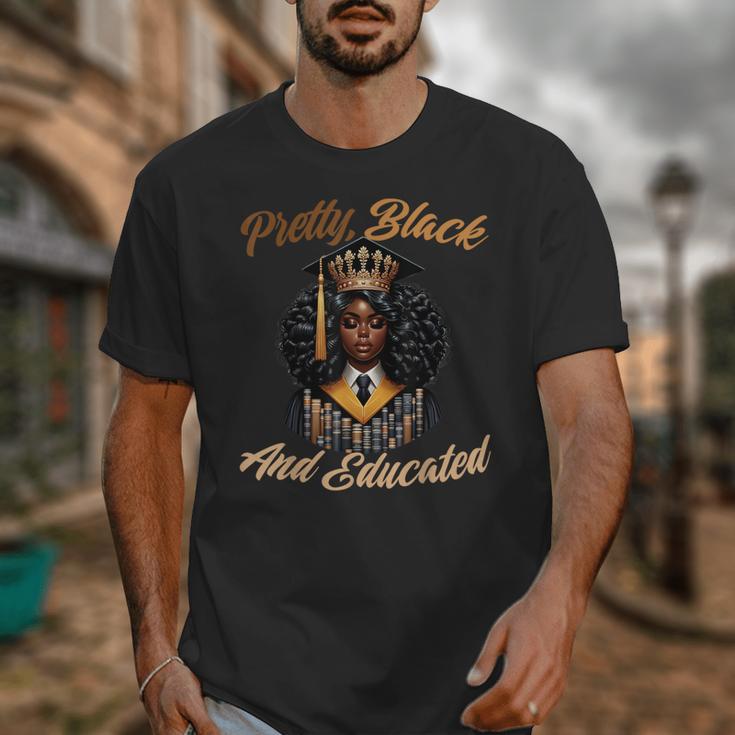 Pretty Educated African American Graduation Class 2024 Unisex T-Shirt