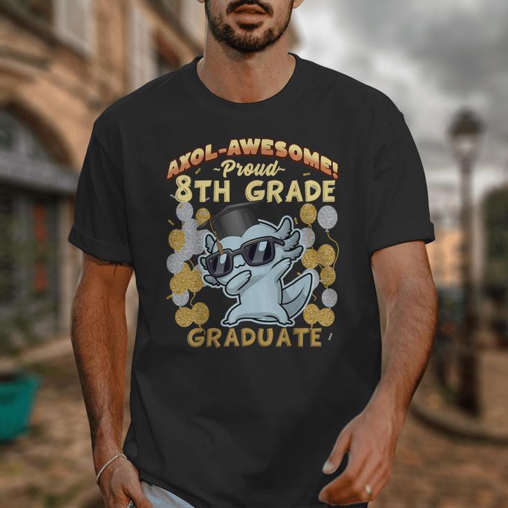 Proud 8th Grade Graduate Axolotl Graduation Eighth Unisex T-Shirt