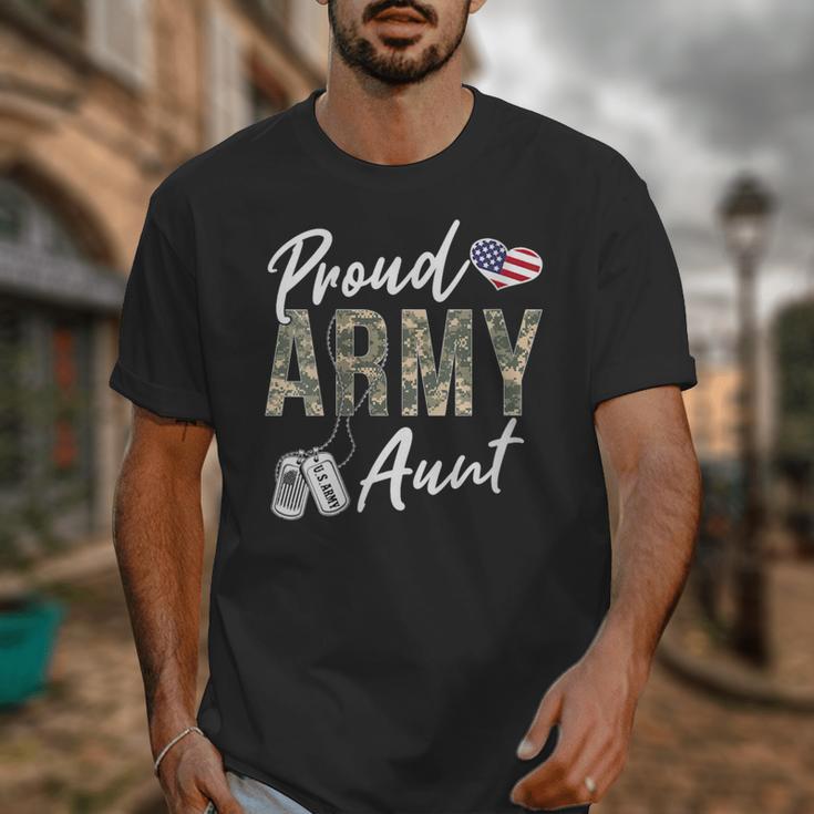 Proud Army Aunt Army Graduation Aunt US Army Aunt Unisex T-Shirt