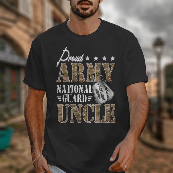 Proud Army National Guard Uncle National Guard Graduation Unisex T-Shirt