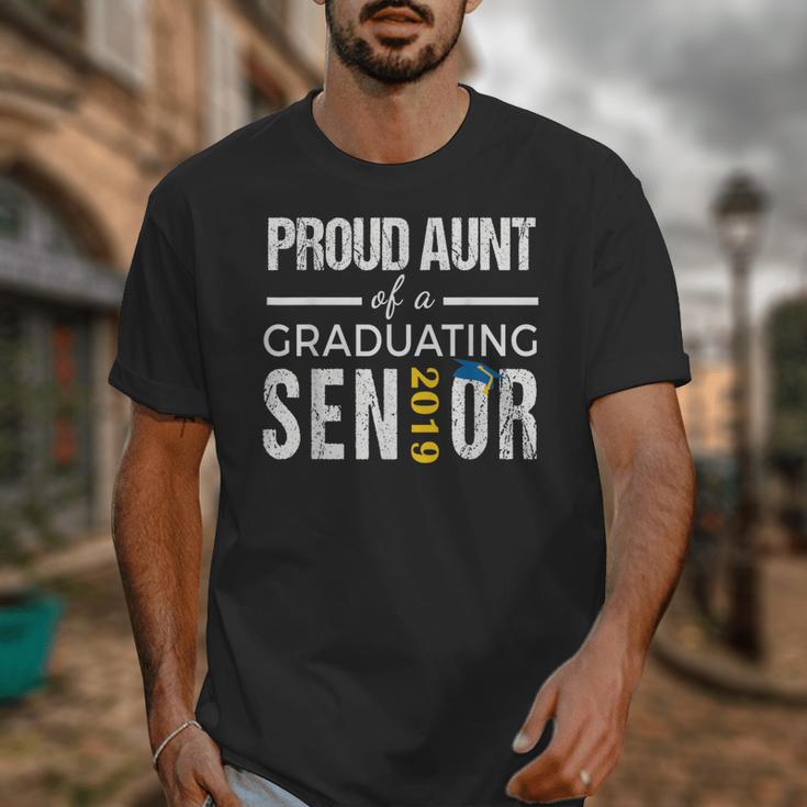 Proud Aunt Of 2019 Senior Graduation Shirt Family Graduation Unisex T-Shirt
