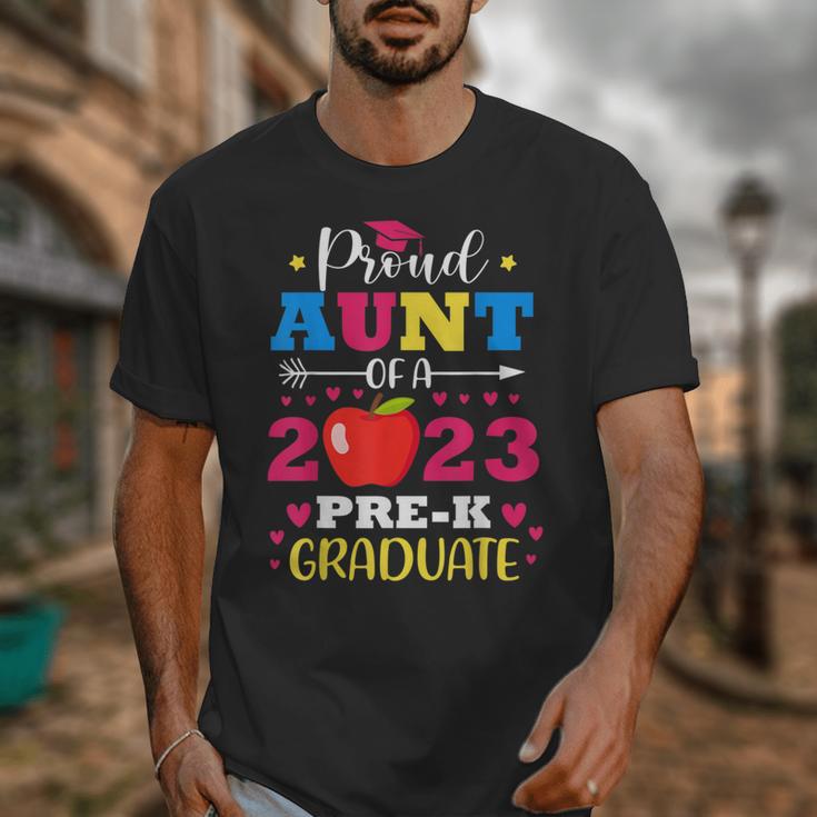 Proud Aunt Of 2023 Pre-K Graduate Senior Graduation Matching Unisex T-Shirt
