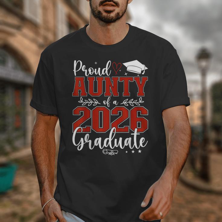 Proud Aunty Of a Class Of 2026 Graduate Senior Graduation Unisex T-Shirt