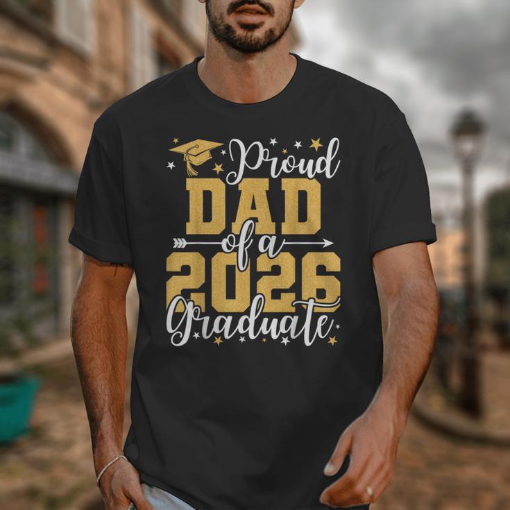 Proud Dad Of A 2026 Graduate Senior Graduation Class Of 2026 Unisex T-Shirt