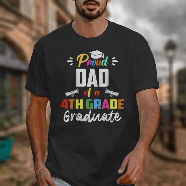 Proud DAD Of A 4th Grade Graduate Graduation 2024 Senior 24 Unisex T-Shirt
