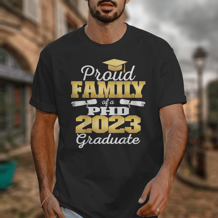 Proud Family Class Of 2023 PHD Graduate Doctorate Graduation Unisex T-Shirt