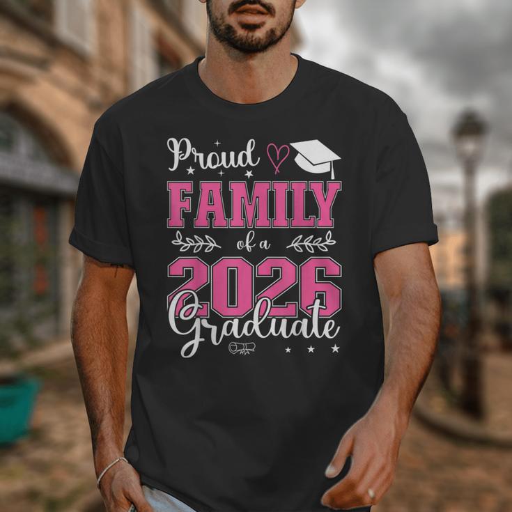 Proud Family Of a Class Of 2026 Graduate For Graduation Unisex T-Shirt