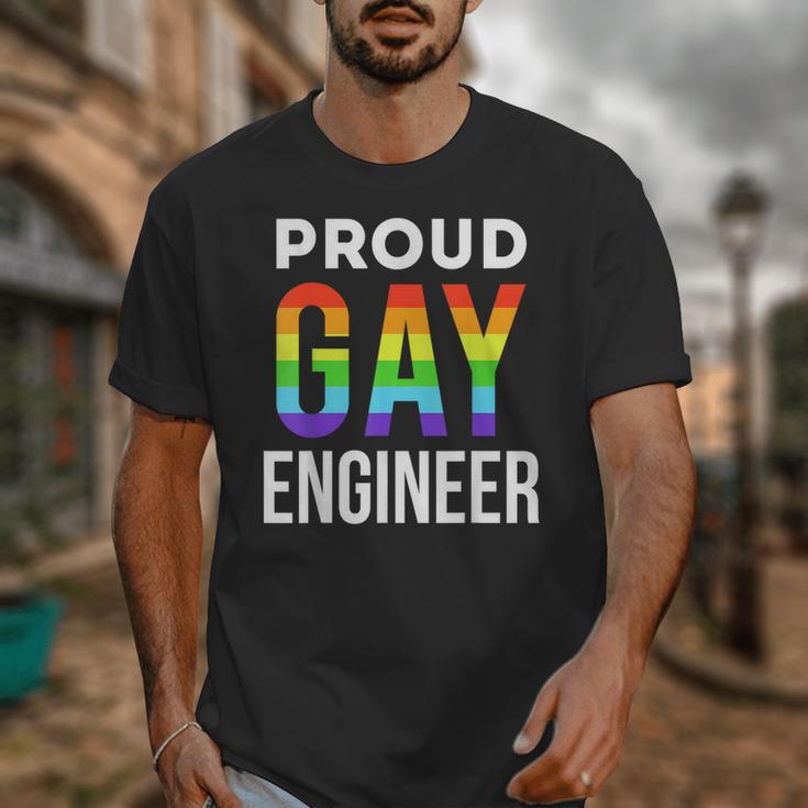 Proud Gay Engineer LGBTQ Rainbow Engineering Graduation Unisex T-Shirt