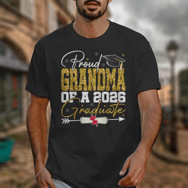 Proud Grandma Of Senior 2026 Graduate Family Graduation 2026 Unisex T-Shirt
