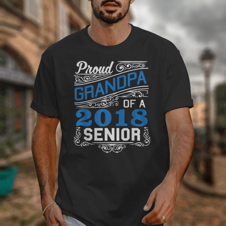 Proud Grandpa Of 2018 Senior T-Shirt Student Graduation Unisex T-Shirt