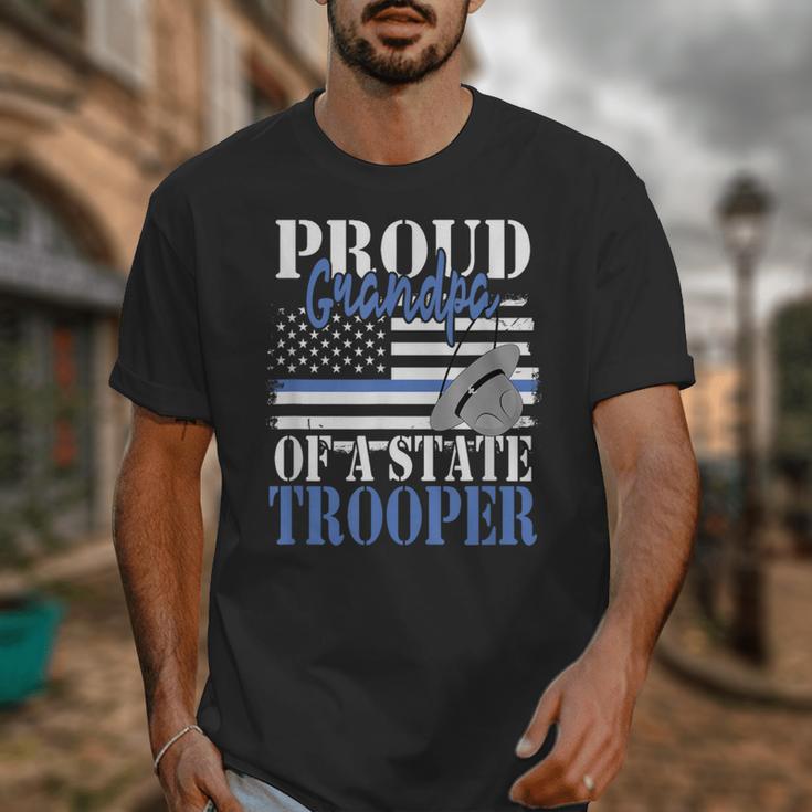 Proud Grandpa Of a State Trooper Police Officer Graduation Unisex T-Shirt