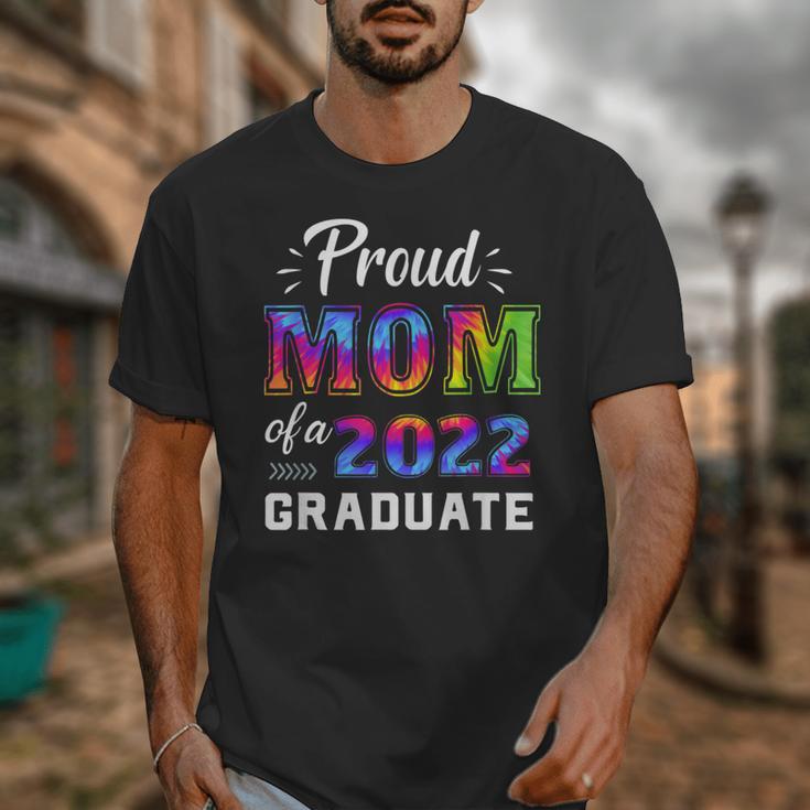 Proud Mom Of a 2022 Graduate Matching Tie Dye Graduation Unisex T-Shirt