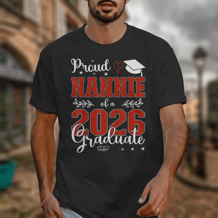 Proud Nannie Of A Class Of 2026 Graduate Senior Graduation Unisex T-Shirt