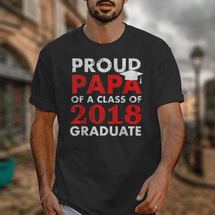 Proud Papa Of A Class Of 2018 Graduate Shirt Graduation Unisex T-Shirt