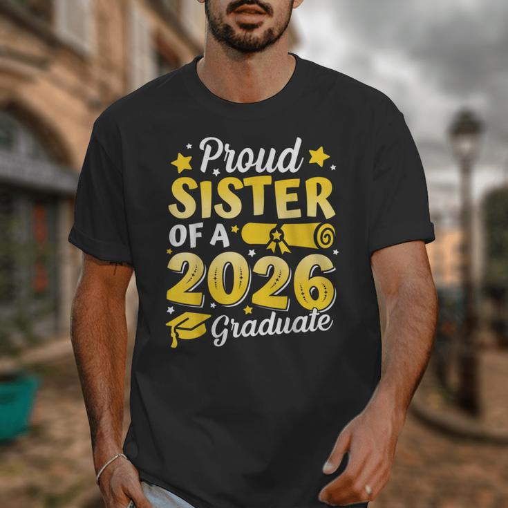 Proud Sister Of A 2026 Graduate Senior Class Graduation Unisex T-Shirt