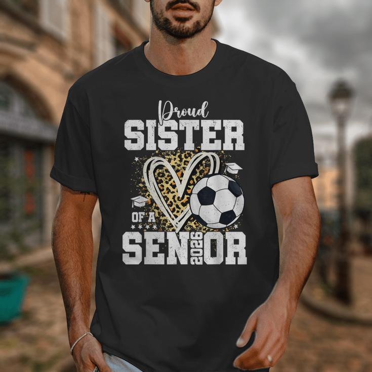 Proud Sister Of A 2026 Senior Soccer Graduation Leopard Unisex T-Shirt