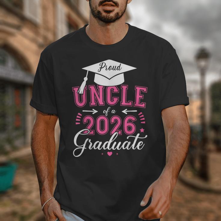 Proud Uncle Of a Class Of 2026 Graduate For Graduation Unisex T-Shirt