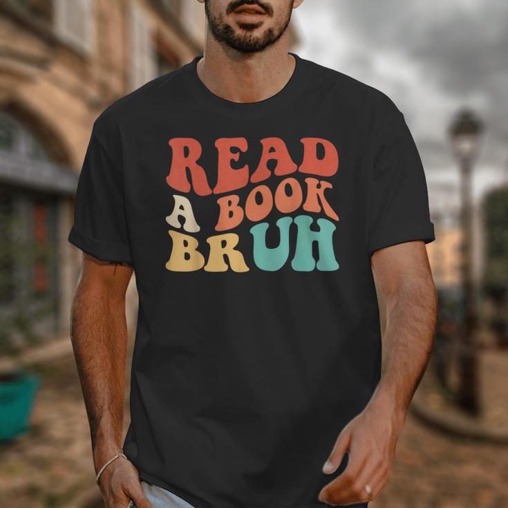 Read A Book Bruh Read Reading Librarian Boys Teen Kids Unisex T-Shirt Read A Book Bruh Read Reading Librarian Boys Teen Kids Unisex T-Shirt