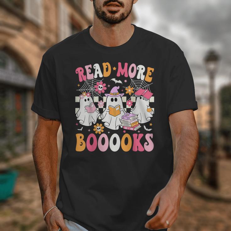 Read More Books Ghosts Reading Book Teacher Halloween Unisex T-Shirt