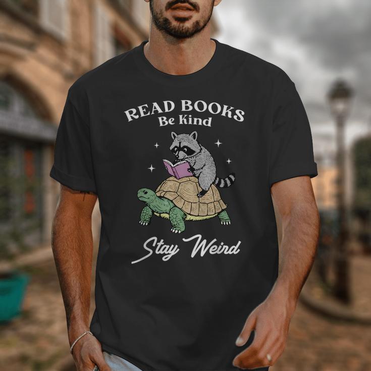 Read Books Be Kind Stay Weird Unisex T-Shirt