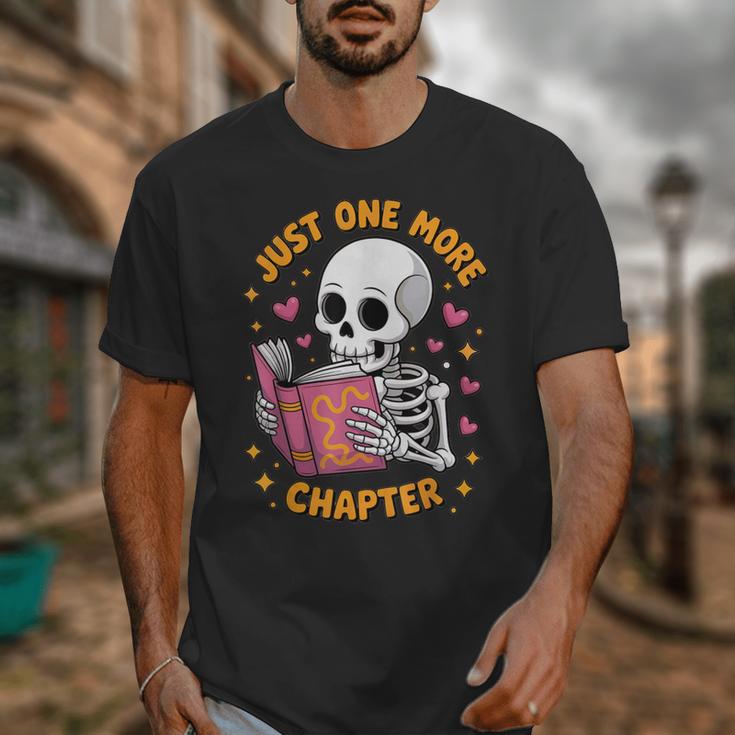 Read Books Lover Bookworm Cute Reading Just One More Chapter Unisex T-Shirt