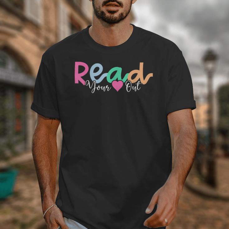 Read Your Heart Out Reading Librarian Book Across America Unisex T-Shirt