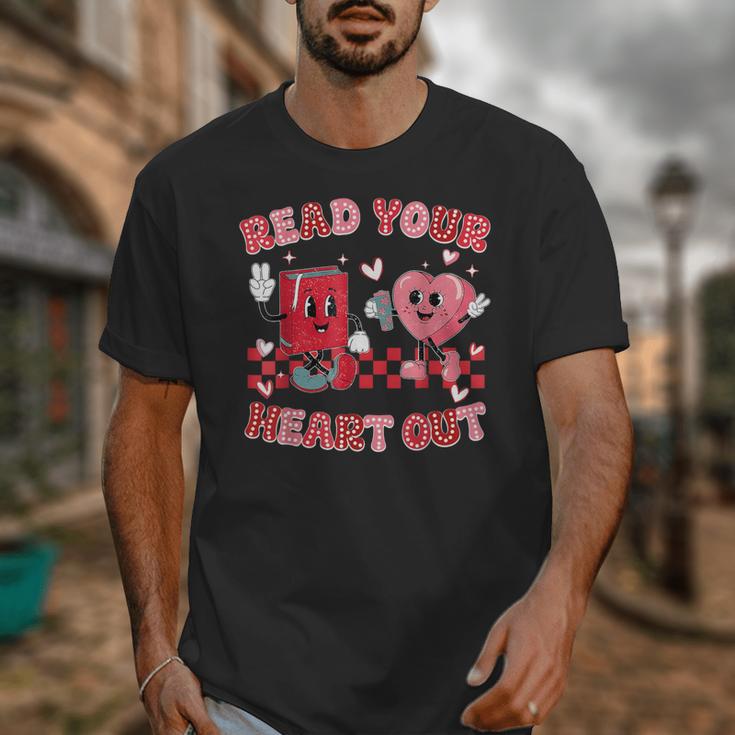 Read Your Heart Out Valentine Teacher Book Lover Unisex T-Shirt Read Your Heart Out Valentine Teacher Book Lover Unisex T-Shirt